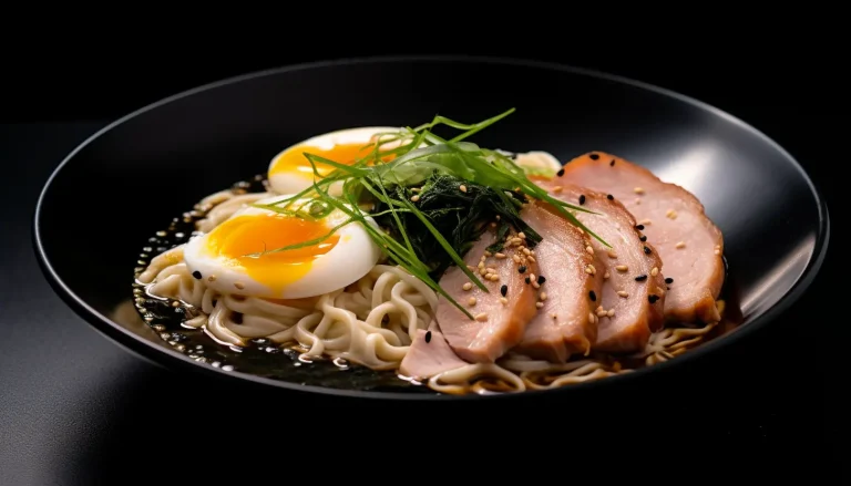 Японский рецепт рамена со свининой и яйцами