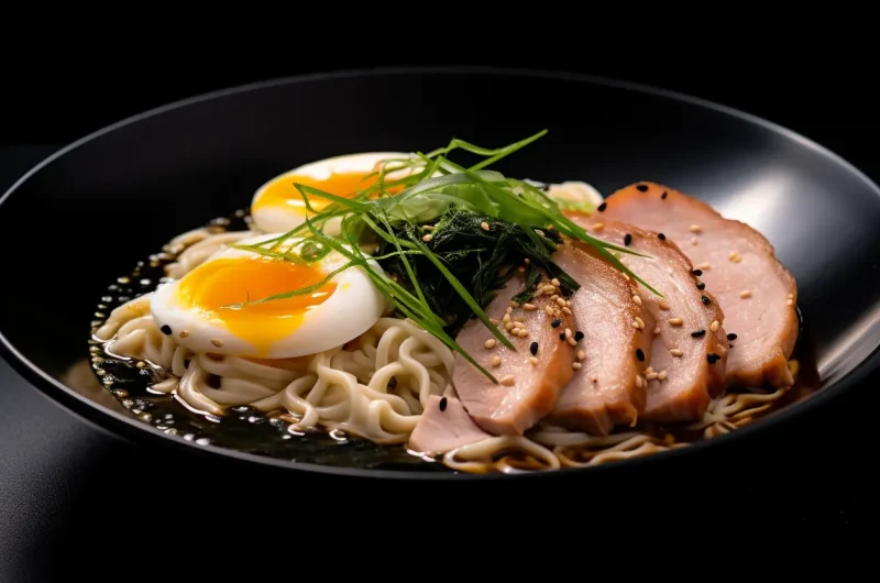 Японский рецепт рамена со свининой и яйцами